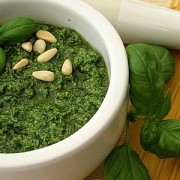 Pesto, one of the most known sauce for pasta, is from Liguria.